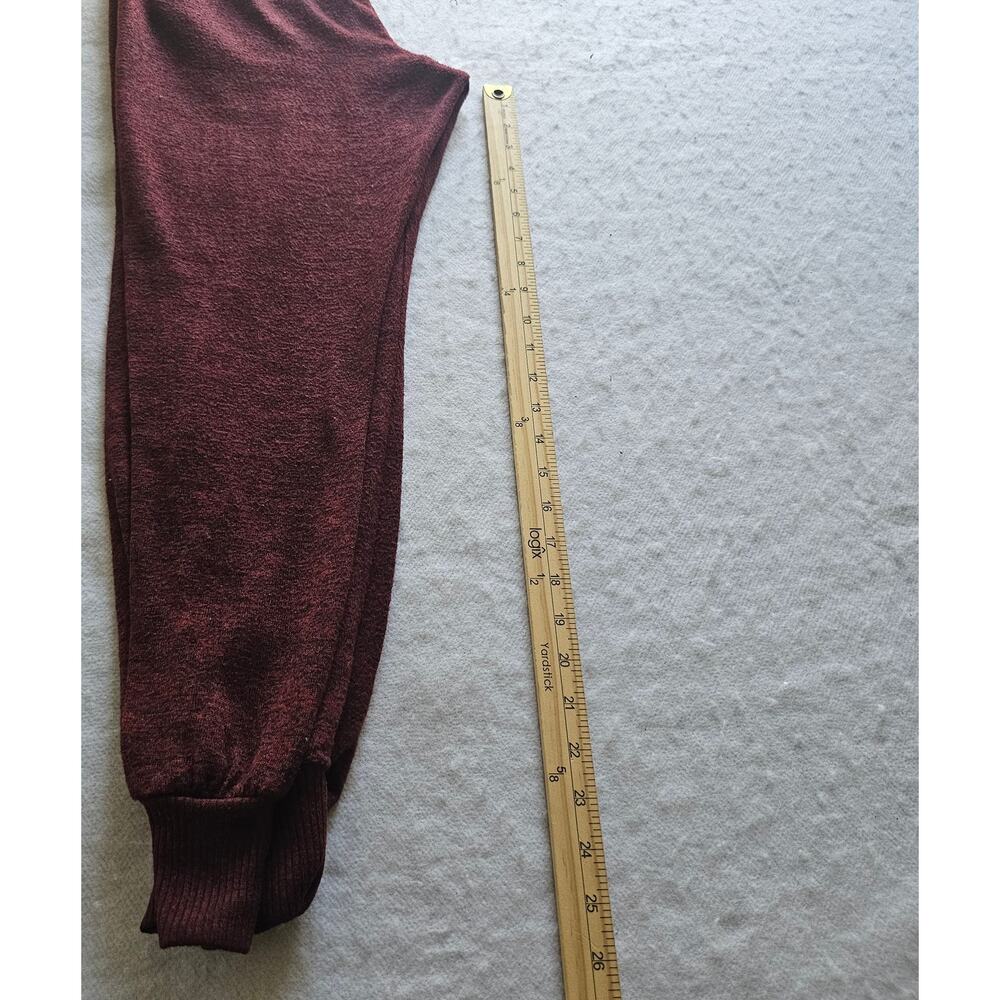 Adam Levine Women's Drawstring Jogger Pants, Cranberry, Size L - Picture 12 of 13